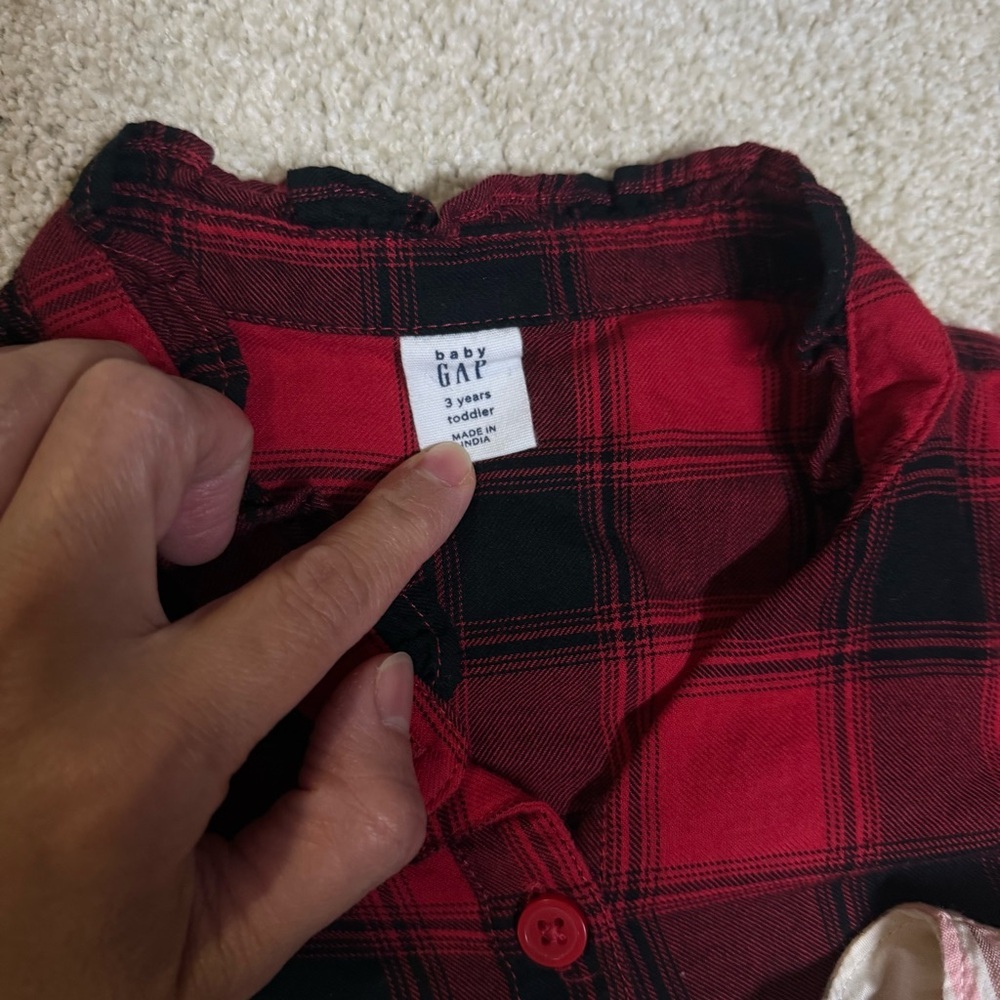 OshKosh B'gosh Guess Gap Cat & Jack Toddler Dresses Bundle 3T/4T Holiday Casual - Picture 6 of 9